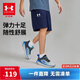 安德瑪（Under Armour）男童夏季運動(dòng)短褲透氣親膚男童速干褲231310866 皇家藍 160cm 
