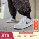 耐克女子輕便皮面運動(dòng)鞋冬季平底膠底板鞋NIKE DUNK LOW HV1800 101白/塵光子色/白/金屬銀/煤黑 39