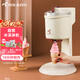 班尼兔（Pink Bunny）冰激凌機家用小型全自動(dòng)雪糕機兒童自制冰淇淋機器六一送禮 巧克力色-冰淇淋機