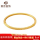 菜百首飾 菜百傳世系列 黃金手鐲 女款精致紋古法手鐲 婚慶手鐲  計價(jià) GD 足金手鐲 約33.07g 約圈口58mm
