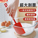 多物耐高溫硅膠刮刀蛋糕奶油一體式大紅色鏟刀抹平攪拌家用烘焙工具 紅色大刮刀【1個(gè)】