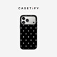 CASETIFY【新品上市】 經(jīng)典波點(diǎn)系列 適用于iPhone17/16/15 Pro/Max  蘋(píng)果手機殼 黑白波點(diǎn) 磨砂黑MagSafe iPhone 17 Pro Max