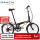 大行（DAHON）折疊自行車(chē)20英寸鋁合金輕便6速通勤單車(chē) KBA061黑色
