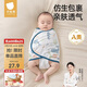 貝肽斯嬰兒防驚跳睡袋包巾夏季單層新生兒襁褓包被寶寶睡覺(jué)神器 微笑S