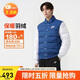 耐克NIKE男羽絨服短款立領(lǐng) 防寒保暖 秋冬外套IB4499-415藍白2XL