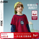 ASK JUNIOR【假兩件】?jì)和L(cháng)袖T恤26春中大童怪獸圖案小童打底衫男童上衣