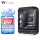 Thermaltake（Tt）The Tower 600 海景房機箱 電腦主機（MATX主板/支持背插/支持420水冷/4090顯卡/水平橫躺） 黑色
