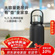 樂(lè )扣樂(lè )扣（LOCK&LOCK）大容量不銹鋼保溫壺保溫保冷水壺戶(hù)外旅行運動(dòng)水壺帶提手1.3L黑色