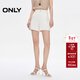 ONLY2025夏季新款明線(xiàn)實(shí)用口袋高腰A字短褲牛仔褲女|125243013 J2G米白色 M