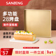 三能（SANNENG）不沾烤盤(pán)提拉米蘇蛋糕面包馬卡龍瑞士卷模具金盤(pán)廣式月餅烤盤(pán) 280*280*30mm方形烤盤(pán) SN13123