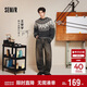 森馬（Semir）王安宇同款丨牛仔褲男復古彎刀褲25冬長(cháng)褲丹寧布褲子109725124107