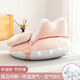 春夏款哺乳枕頭喂奶枕護腰喂奶神器躺喂抱娃嬰兒u型喂奶哺乳枕 辛迪粉背面天絲透氣