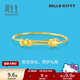 周生生HelloKitty蝴蝶結黃金手鐲三麗鷗寶寶足金手鐲91753K定價(jià)