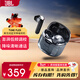 JBL小晶豆 TUNE FLEX 真無(wú)線(xiàn)藍牙降噪耳機半入耳式重低音立體聲音樂(lè )運動(dòng)通話(huà)舒適耳麥高音質(zhì)高顏值 黑色（透明感） 國行正品全新