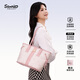 三麗鷗（SANRIO）HelloKitty凱蒂貓滿(mǎn)印托特包大容量單肩包實(shí)用通勤女包 新年禮物