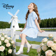 迪士尼（Disney）童裝可愛(ài)女童連衣裙2026夏季新款森系少女公主裙卡通純棉兒童裙子