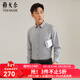 雅戈爾（YOUNGOR）長(cháng)袖襯衫男保暖襯衫雙層復合面料不易皺垂性好保暖舒適 灰色VLBN119759DBA 42