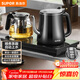 蘇泊爾（SUPOR）全自動(dòng)上水壺茶臺一體玻璃養生壺煮茶泡茶燒水壺多段恒溫保溫電熱水壺電茶爐套裝電茶盤(pán)SW-08C07