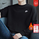 耐克（NIKE）衛衣男裝 2025秋冬季新款運動(dòng)休閑服針織長(cháng)袖外套舒適圓領(lǐng)套頭衫 主推/黑色/加絨/曬圖退5 L (175/92A)