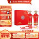 瀘州老窖老窖金牌酒 52度濃香型白酒 宴請送禮糧食酒 52度 500mL 2瓶 富貴喜福禮盒裝