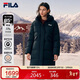 FILA 斐樂(lè )楊冪同款RGB羽絨遠紅外發(fā)熱女子長(cháng)款羽絨服冬季保暖防寒外套