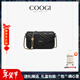 COOGI包包女款輕奢侈女士包斜跨信封包生日新年情人節禮物送女友老婆 黑色