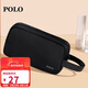 POLO手拿包男士多功能手機包旅行手包男女化妝包洗漱收納包手提工具包