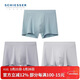 舒雅男士80S天絲莫代爾3A抗菌抑菌中腰平角內褲【3條裝】