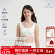 愛(ài)慕兒童百搭小奶皮少女發(fā)育內衣一階中長(cháng)背心二階短背心三階交叉美背文胸 二階段-白AJ115E092 160