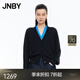JNBY/江南布衣【兩件套】商場(chǎng)同款25秋新品針織開(kāi)衫馬甲修身5P932550H 417/深藏青系 M