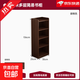 服裝店落地式展示架高級感布置置物架包包陳列架門(mén)店收納柜子貨架 【松木款丨胡桃色5層】30*25*136CM