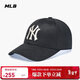 MLB帽子男女情侶棒球帽硬頂鴨舌帽秋冬運動(dòng)帽四季3ACPB095N-50BKS-F