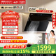 帥康（Sacon）側吸式抽油煙機家用 745mm小尺寸24.5m3大吸力熱熔自清洗揮手智控脫排燃氣灶套裝CXW-308-C821 CXW-308-C821側吸式小尺寸油煙機 天然氣