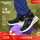 Skechers斯凱奇兒童運動(dòng)鞋男童透氣網(wǎng)鞋時(shí)尚魔術(shù)貼大童跑步鞋403748L