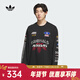 阿迪達斯（adidas）Originals三葉草男子MOTO GFX T LS M賽車(chē)風(fēng)純棉運動(dòng)寬松長(cháng)袖T恤 KH1199 2XL