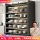 佳幫手廚房置物架落地多層微波爐置物架子碗柜筷子收納柜置物柜6層100cm