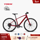 崔克（TREK）FX 3 碳纖維前叉液壓碟剎休閑通勤健身多功能自行車(chē)平把公路車(chē) 胭紅色 直郵到家 M（建議身高165-175CM） 10速