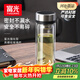 富光雙層玻璃杯 茶水分離泡茶杯 高硼硅水杯子辦公車(chē)載男女士京東限定