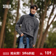 森馬（Semir）毛衣男新年提花針織衫情侶2025春新款毛衫打底上衣寬松肌理感 灰黑色調00329 2XL (185) 100A