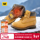 卡特（CAT）經(jīng)典大黃靴馬丁靴男鞋25冬新品男女同款升級款加絨保暖黃靴 黃色【男】 42