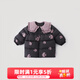 巴厘小豬女童羽絨服外套冬季保暖白鴨絨外出服兒童加絨三防衣服女寶寶冬裝 風(fēng)箏 100 【充絨量101.28g】