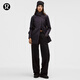 lululemon丨Sleek City 女士中長(cháng)款帶夾層外套 LW4CKYS 夜蛾黑 S