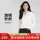 耐克NIKE女子運動(dòng)服 冬季拉鏈加絨針織衛衣 暢享舒適DQ5768-133帆白XL