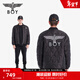 BOY LONDON【太空少年】秋冬男女款棒球領(lǐng)外套黑色老鷹棉服N29007 黑色 M