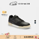 蔻馳（COACH）【男女同款】男士男鞋經(jīng)典標志SOHO運動(dòng)鞋板鞋黑色簡(jiǎn)約百搭禮物 炭黑色/黑色 41