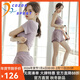 COZOK高端運動(dòng)品牌瑜伽服女夏天排汗健身服寬松大碼速干衣專(zhuān)業(yè)跑步健身房運動(dòng)套裝女 紫色（短袖+文胸+短褲） L 105-115斤
