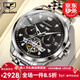 金仕盾（JIN SHI DUN）手表男款男士手表品牌十大名表2025新款全自動(dòng)機械表夜光防水男表 【送2年全保換新1次】鋼帶本黑