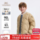 英氏（YEEHOO）男童羽絨服兒童外套中大童裝校服內膽保暖神器百搭冬裝 卡其 160 