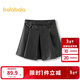 巴拉巴拉童裝兒童半身裙秋冬裝女童短裙中大童百搭洋氣時(shí)尚百褶裙