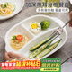 半物生活減肥分格餐盤(pán)陶瓷分餐盤(pán)減脂定量211餐盤(pán)家用兒童餐盤(pán)三格早餐盤(pán)